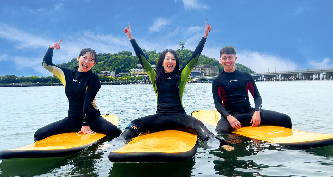 江ノ島で気軽にサーフィン体験