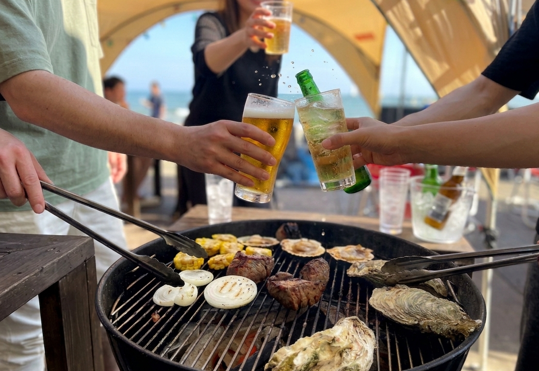 ビーチサイドBBQ