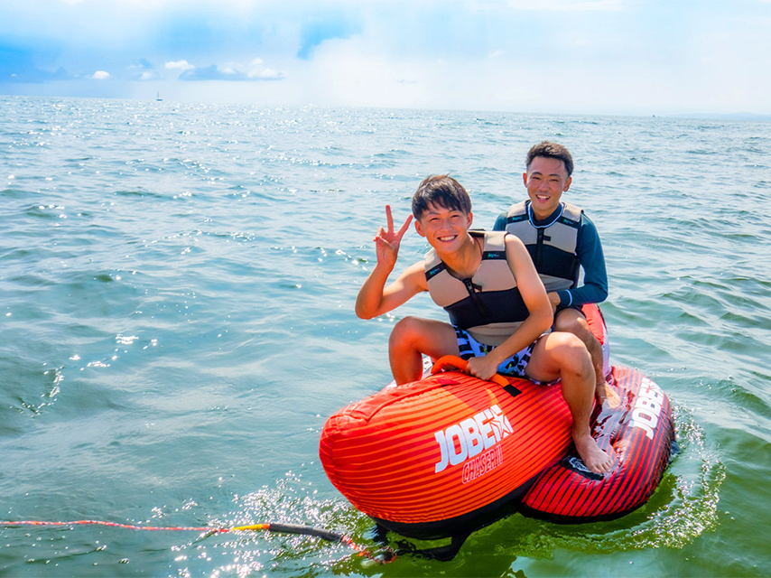 バナナボートの様子3