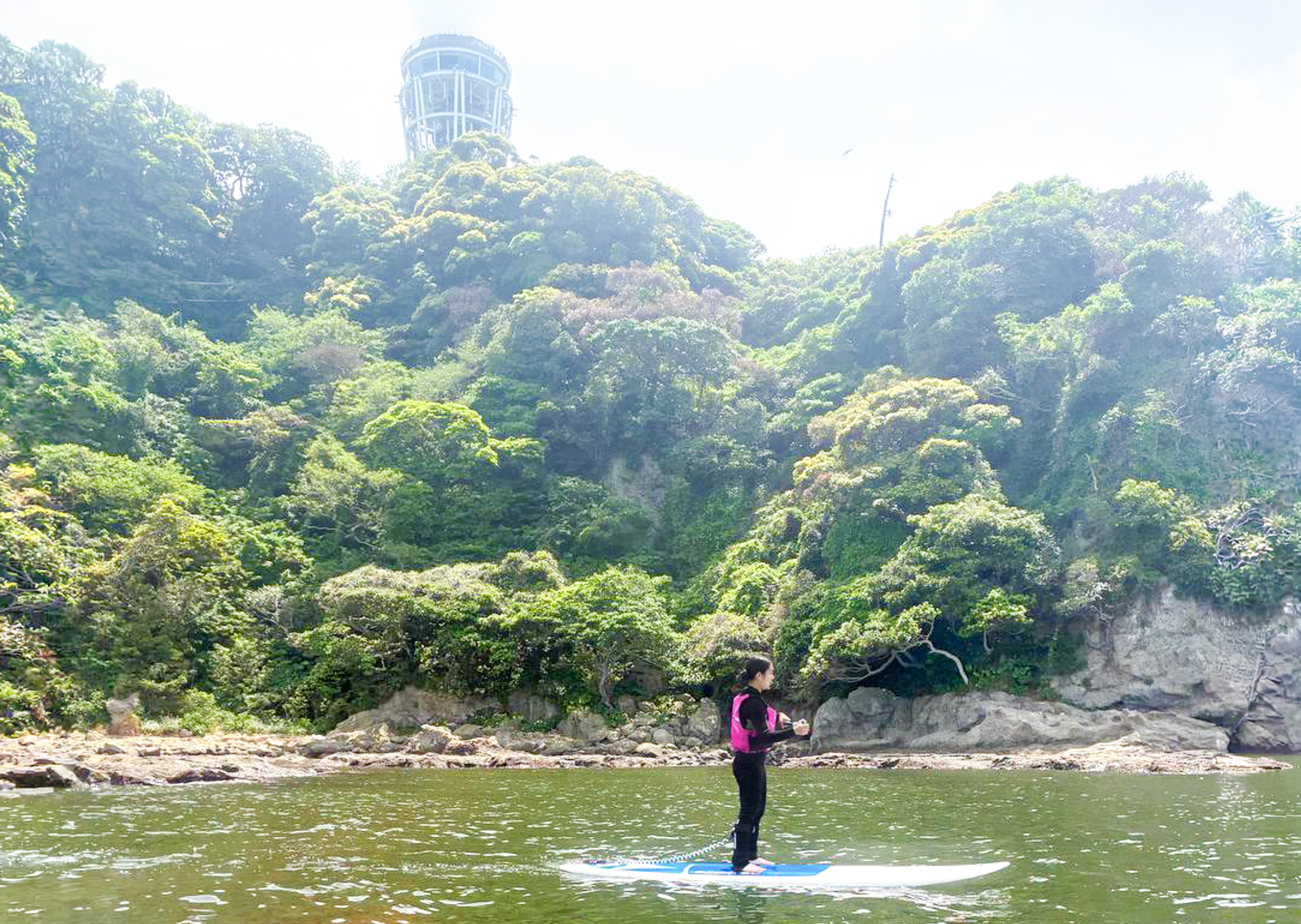 体験SUP江ノ島風景1