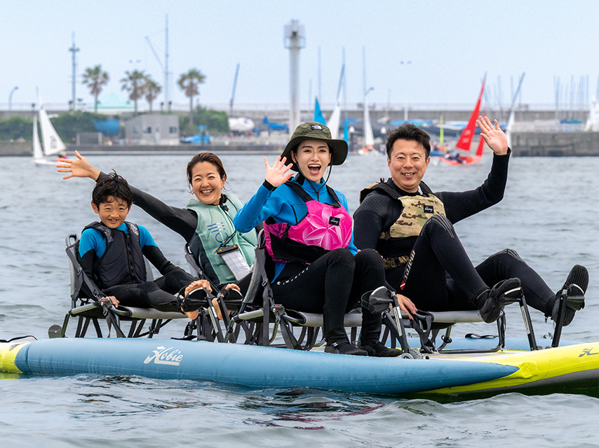フィエスタで楽しむ家族連れのお客様