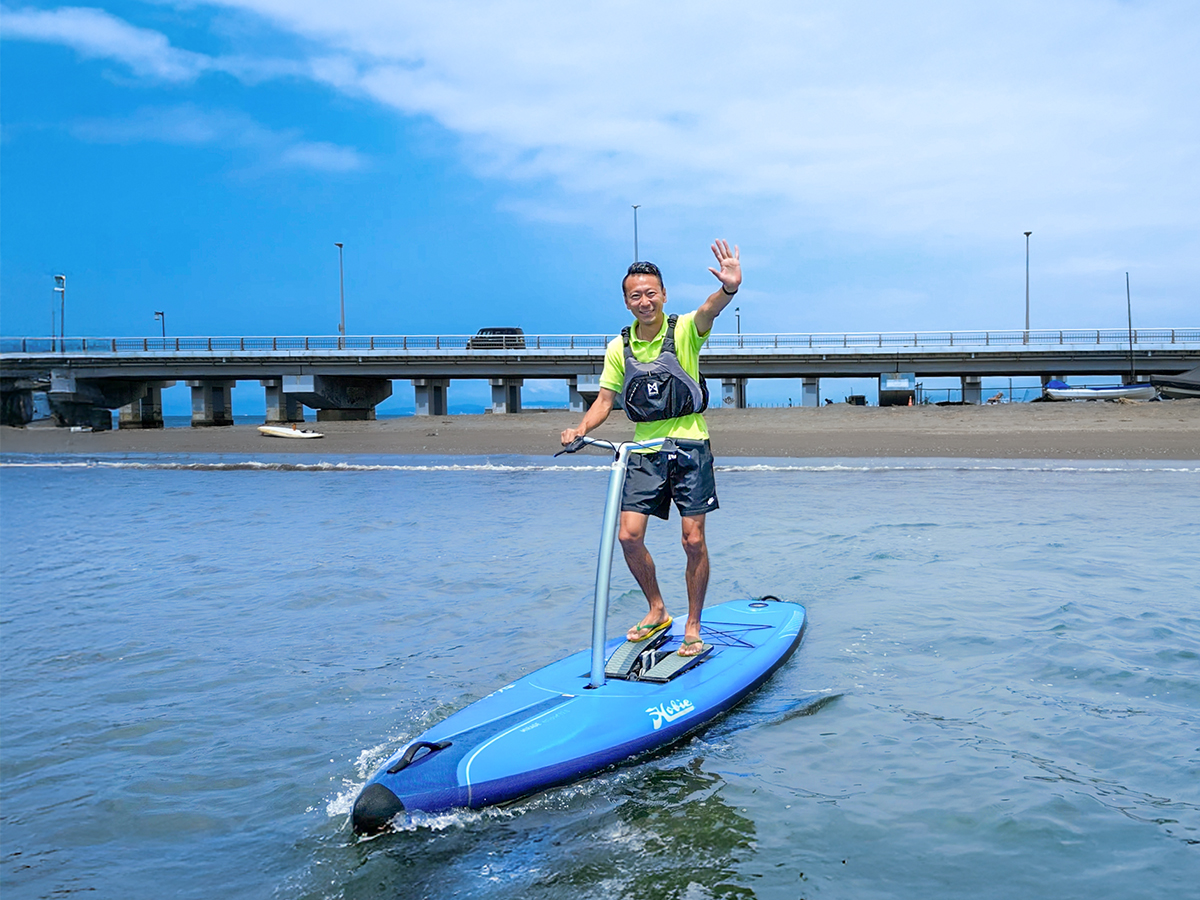 波と一体になる