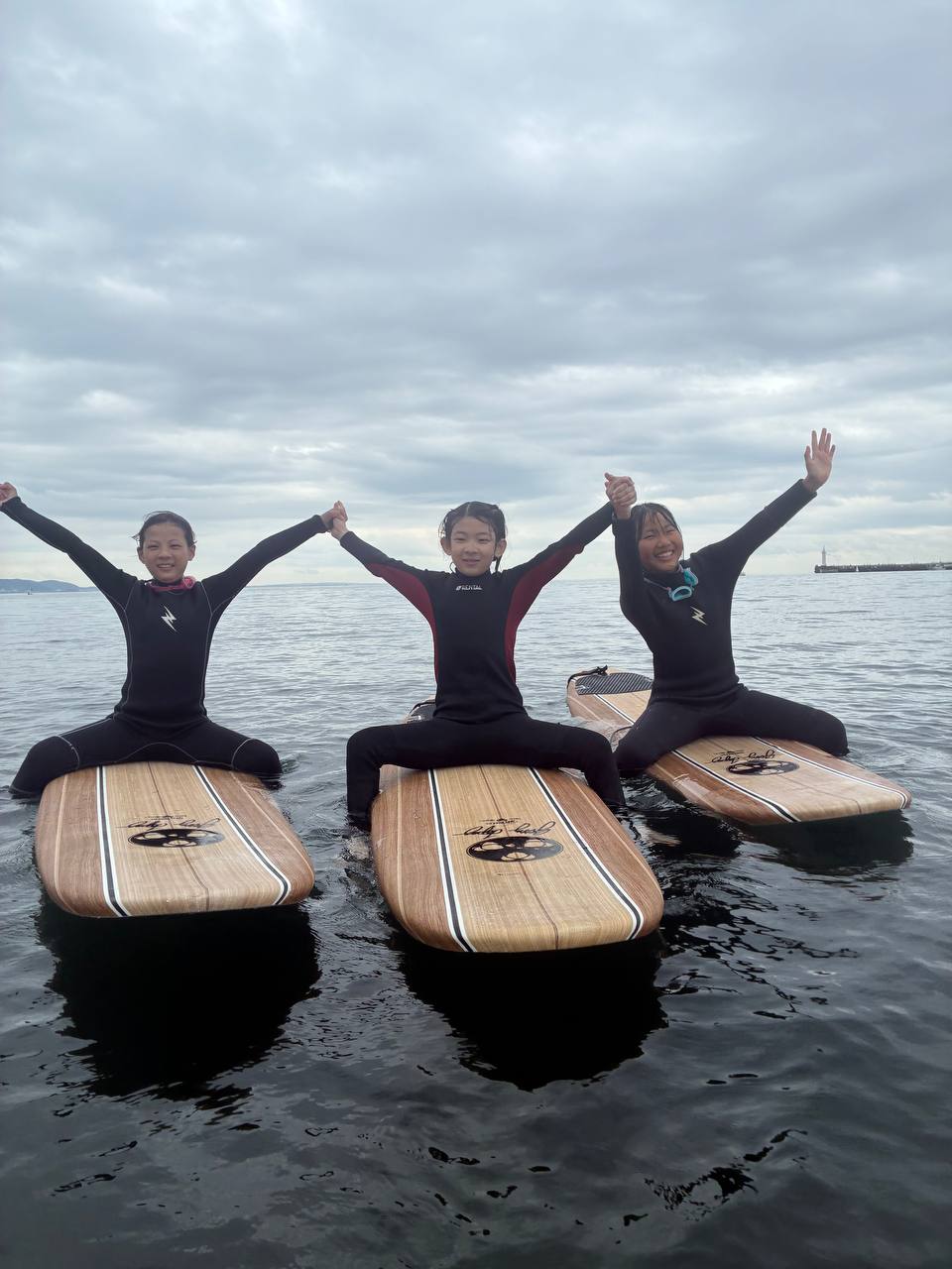 体験サーフィン写真