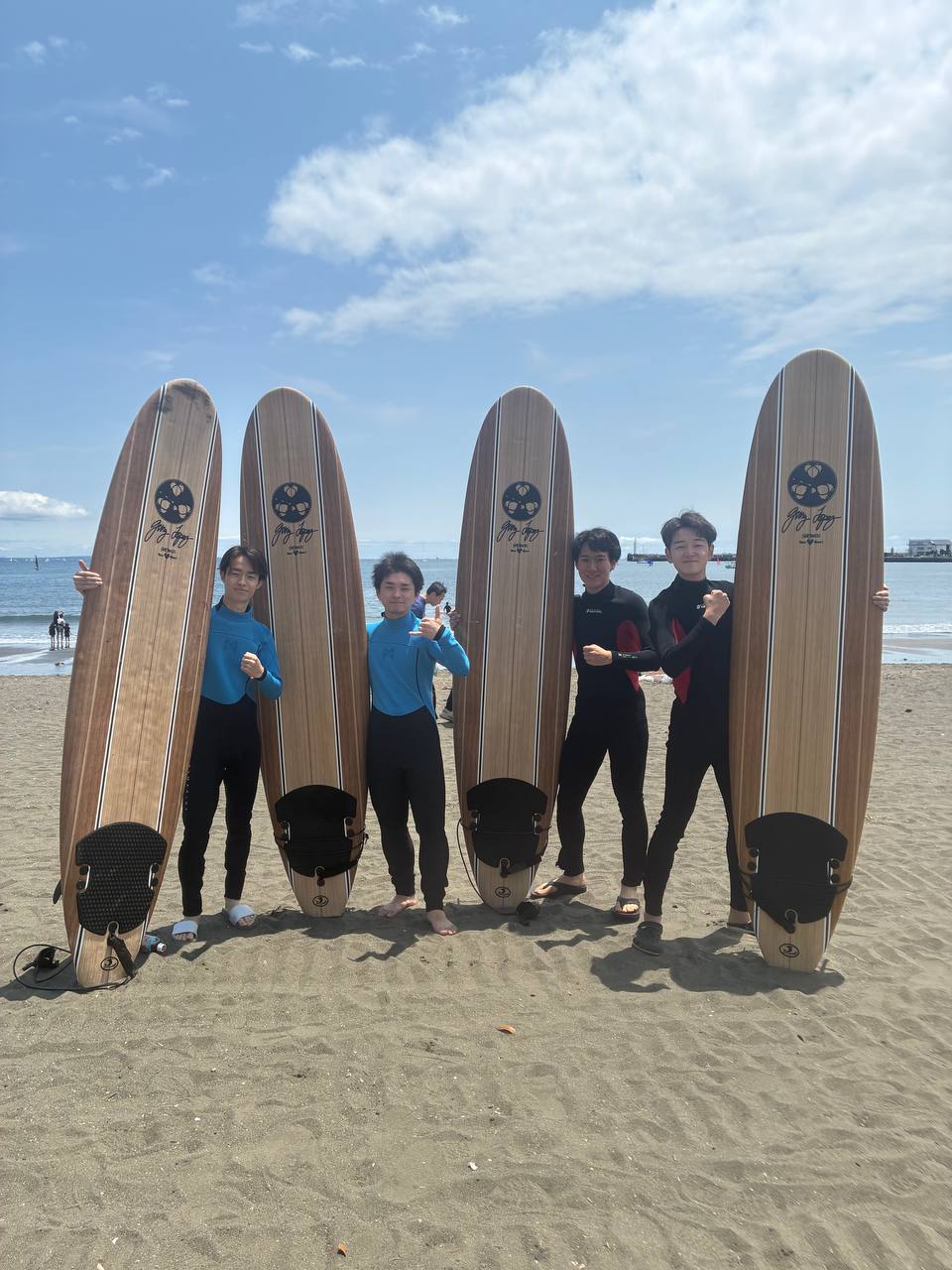 体験サーフィン写真