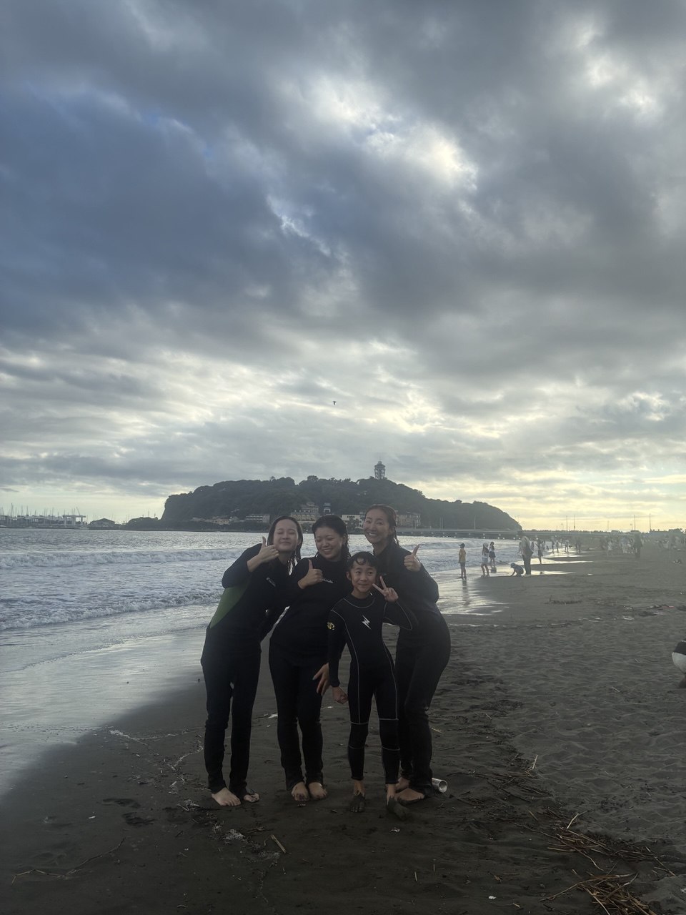 体験サーフィン写真