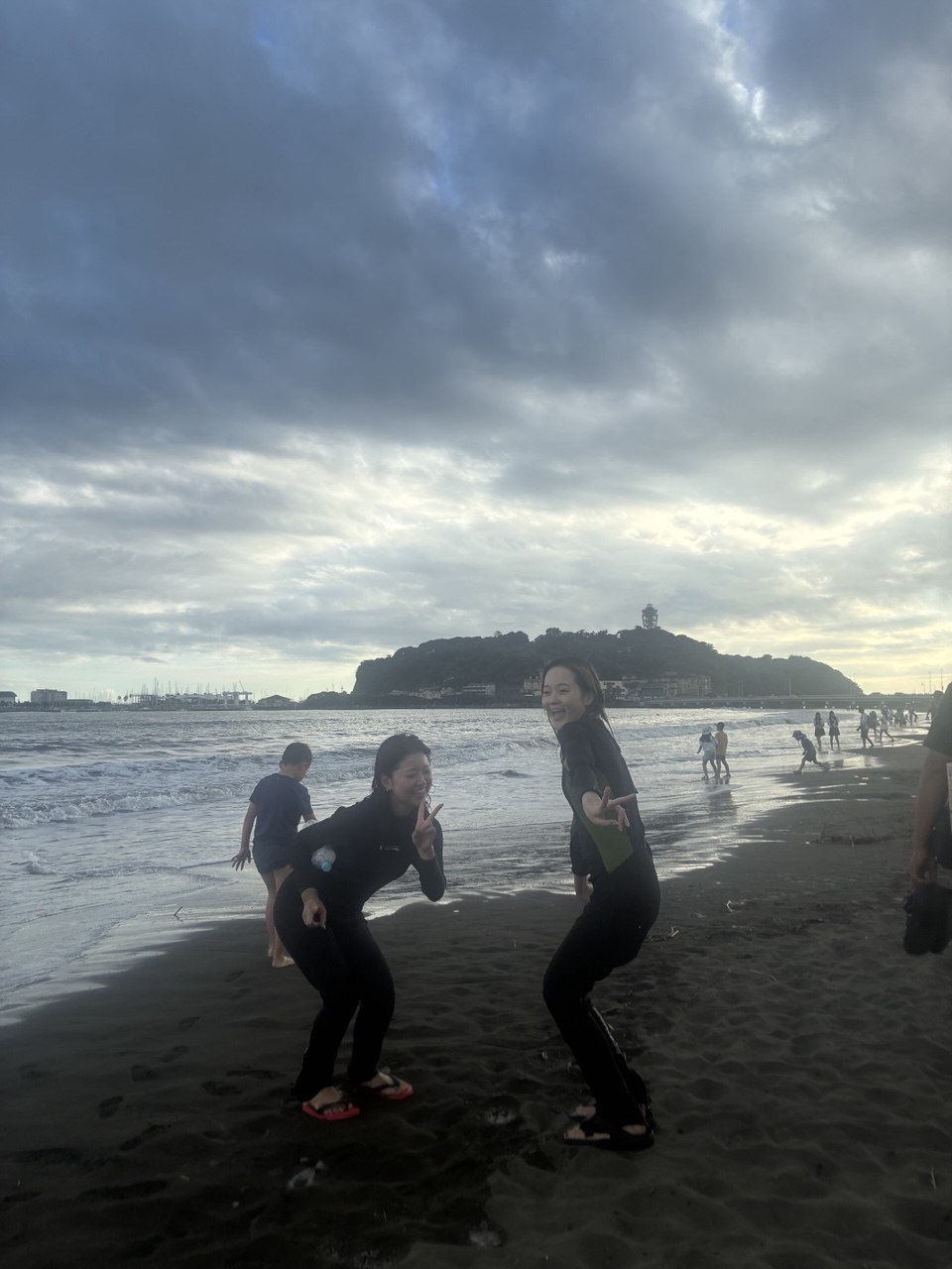 体験サーフィン写真