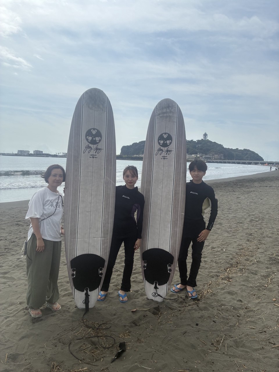 体験サーフィン写真