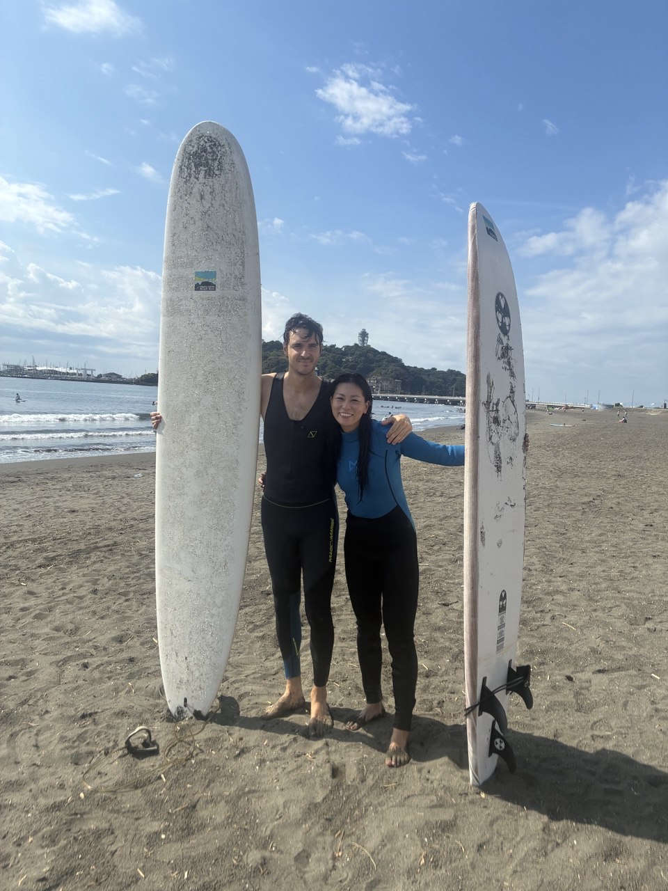 体験サーフィン写真