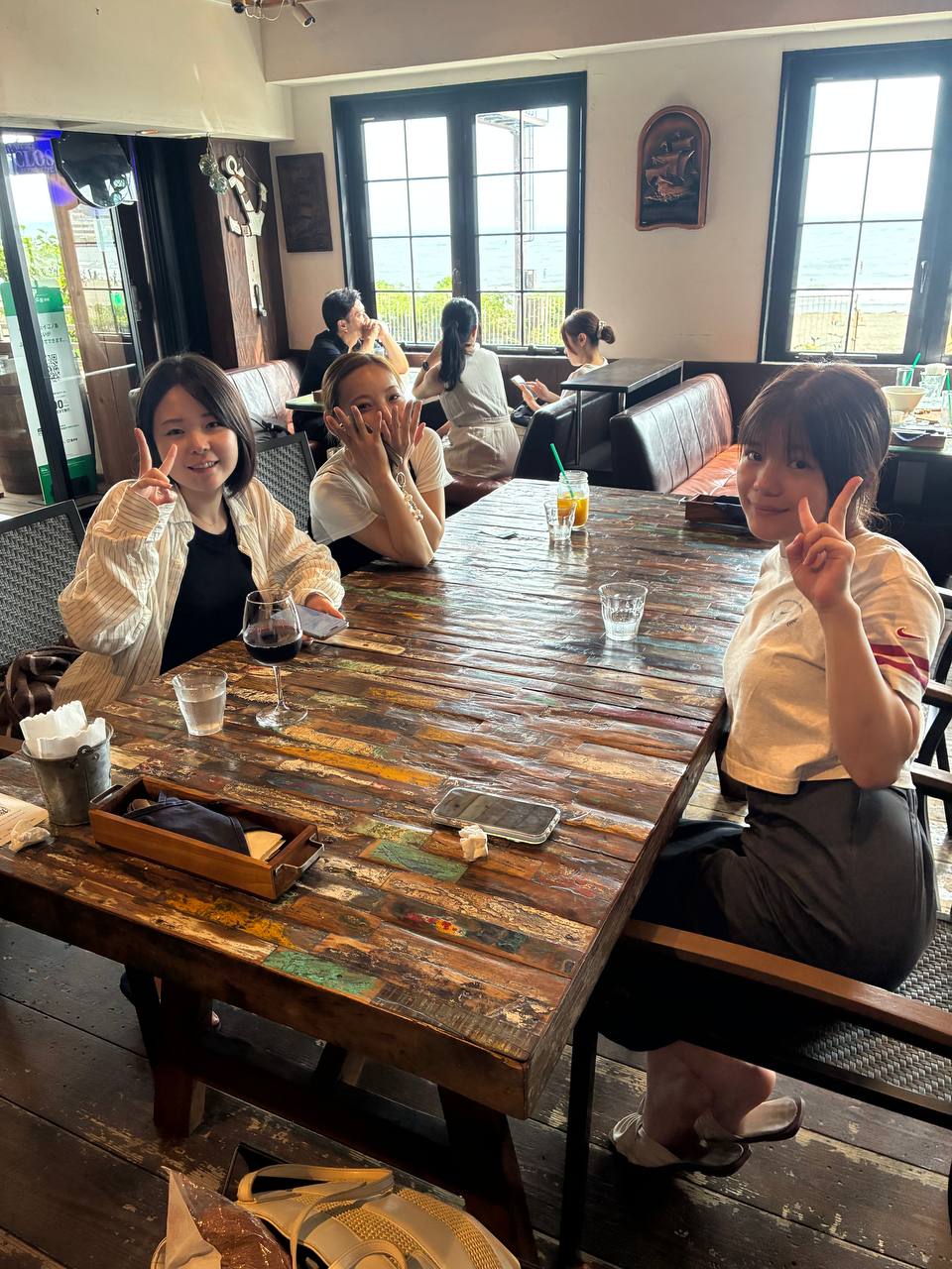 体験サーフィン写真