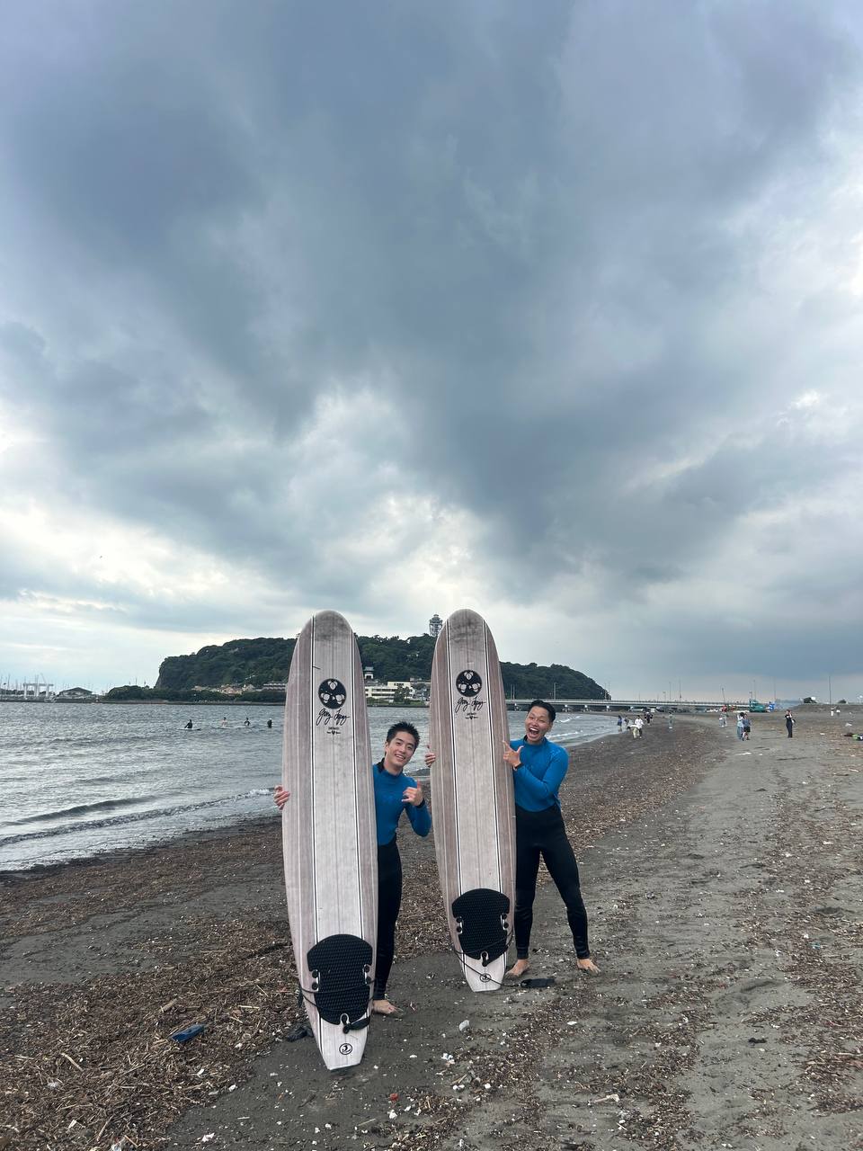 体験サーフィン写真