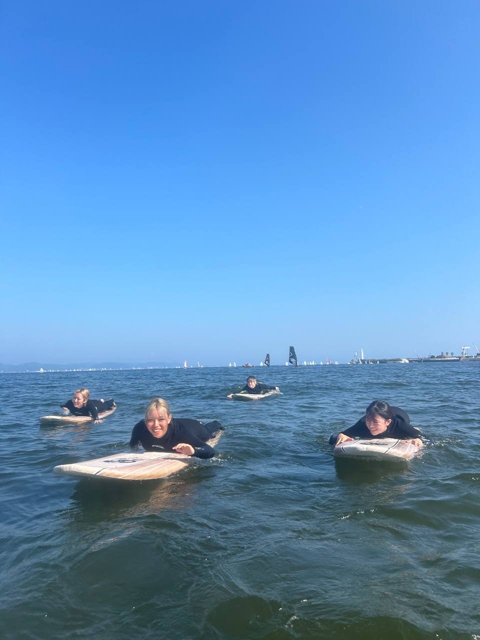 体験サーフィン写真