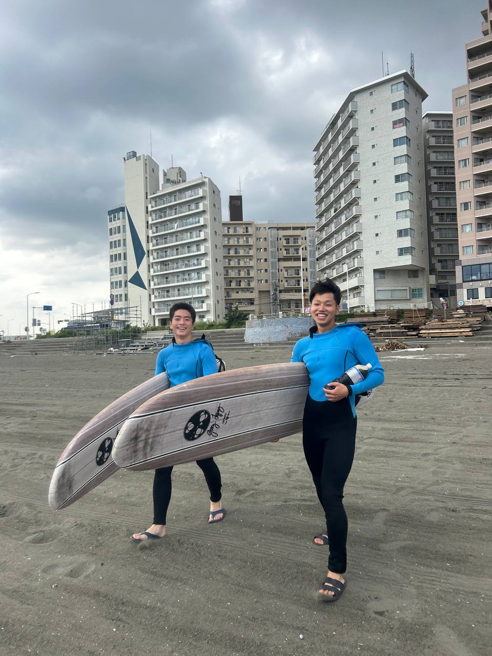 体験サーフィン写真