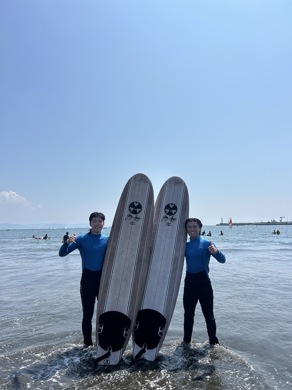 体験サーフィン写真