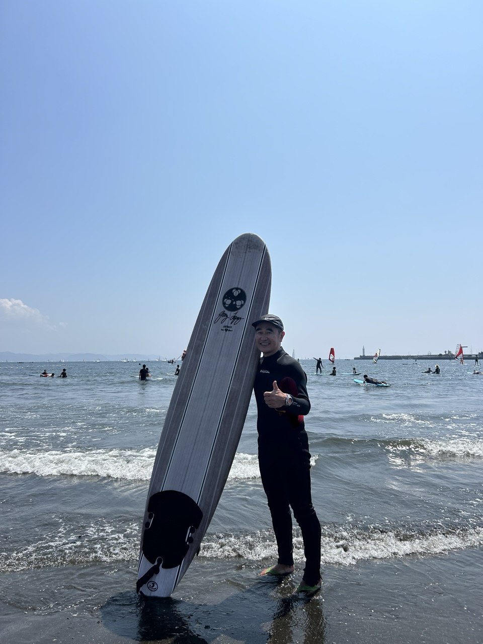 体験サーフィン写真