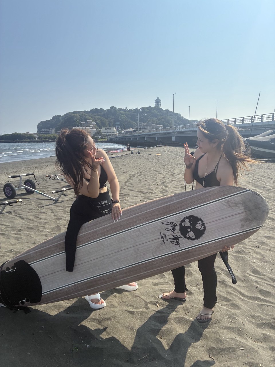 体験サーフィン写真