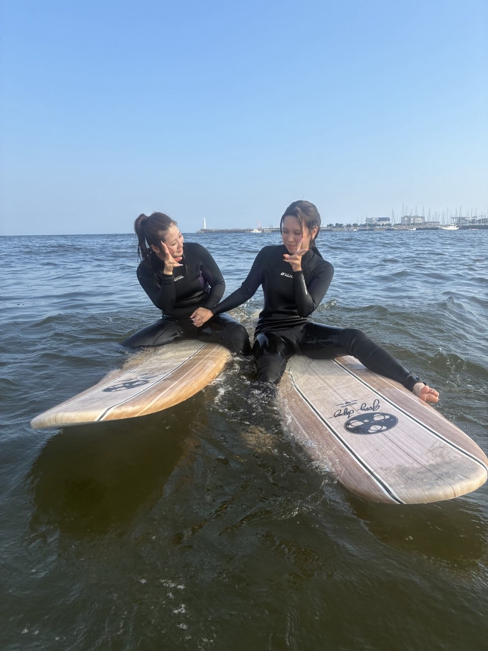 体験サーフィン写真