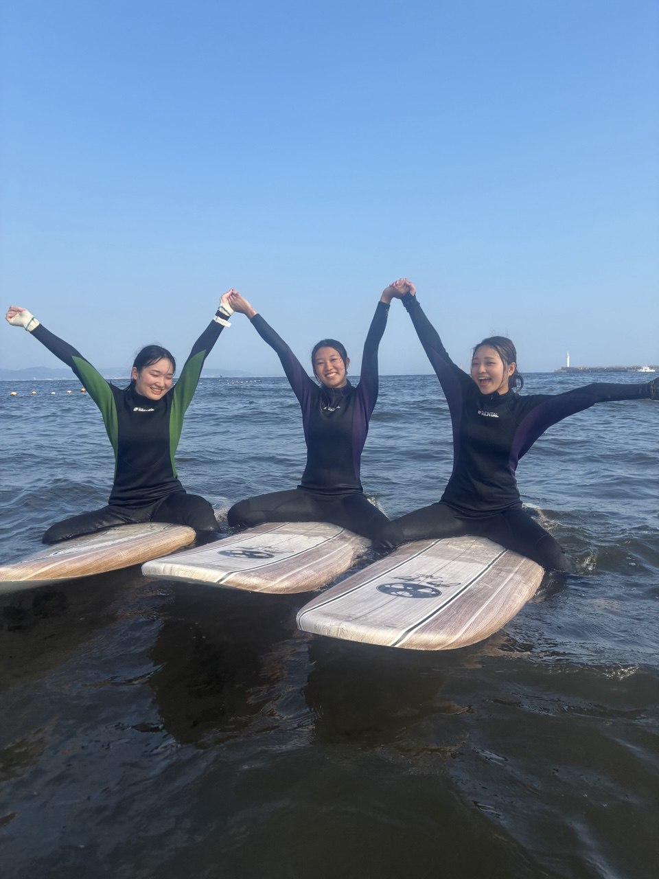 体験サーフィン写真