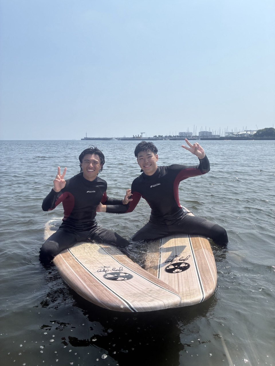 体験サーフィン写真