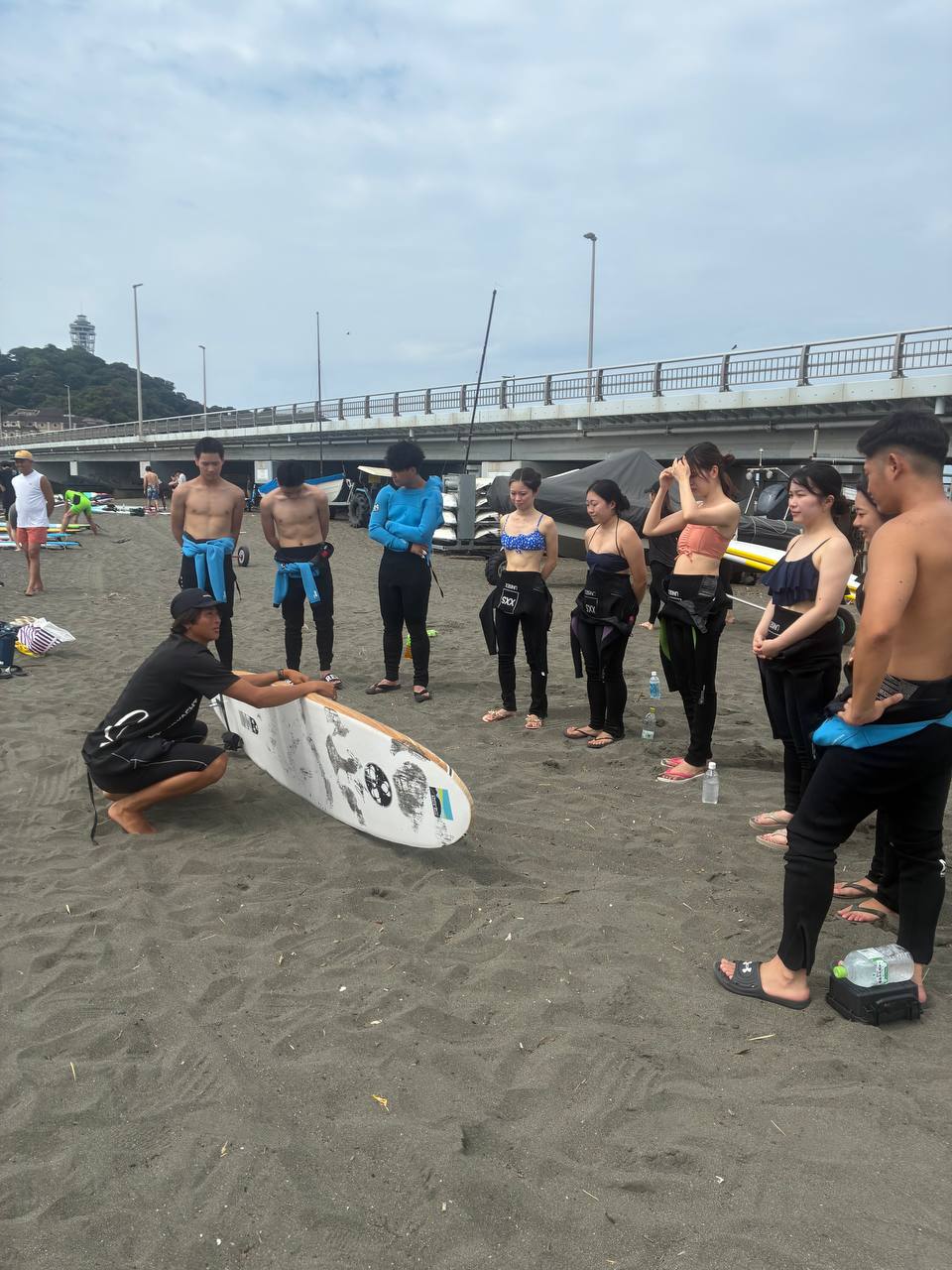 体験サーフィン写真