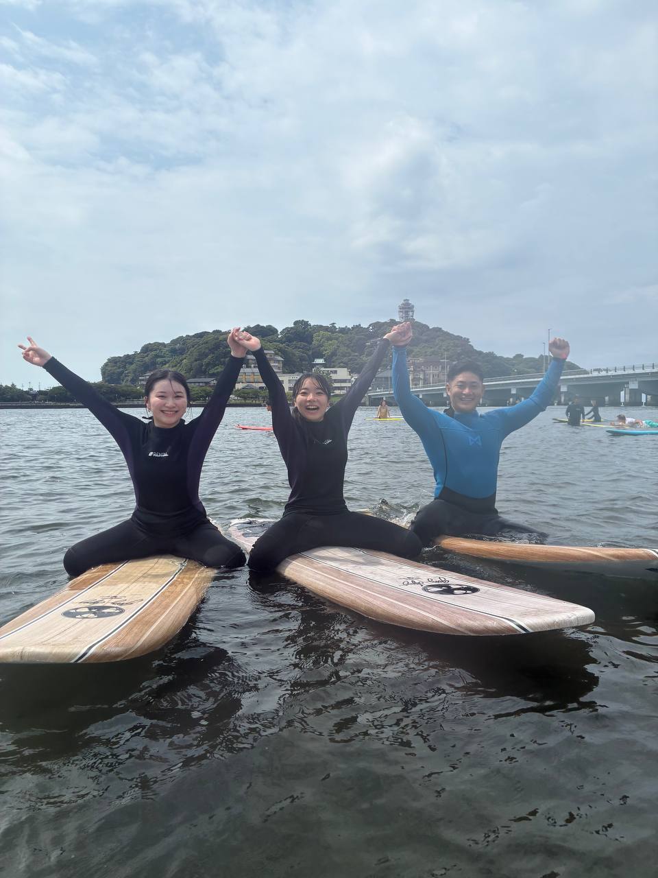 体験サーフィン写真