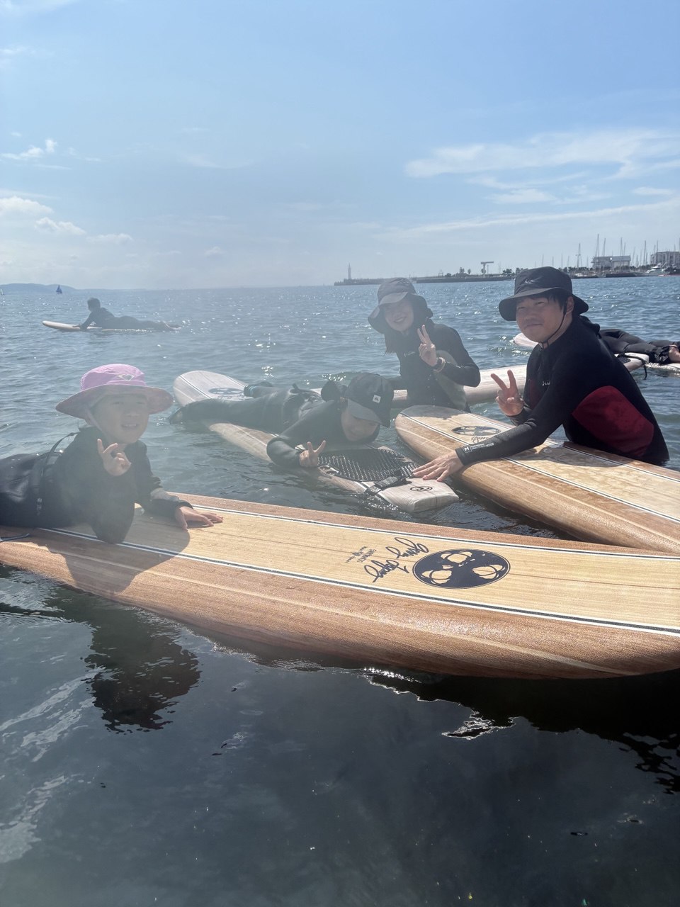 体験サーフィン写真