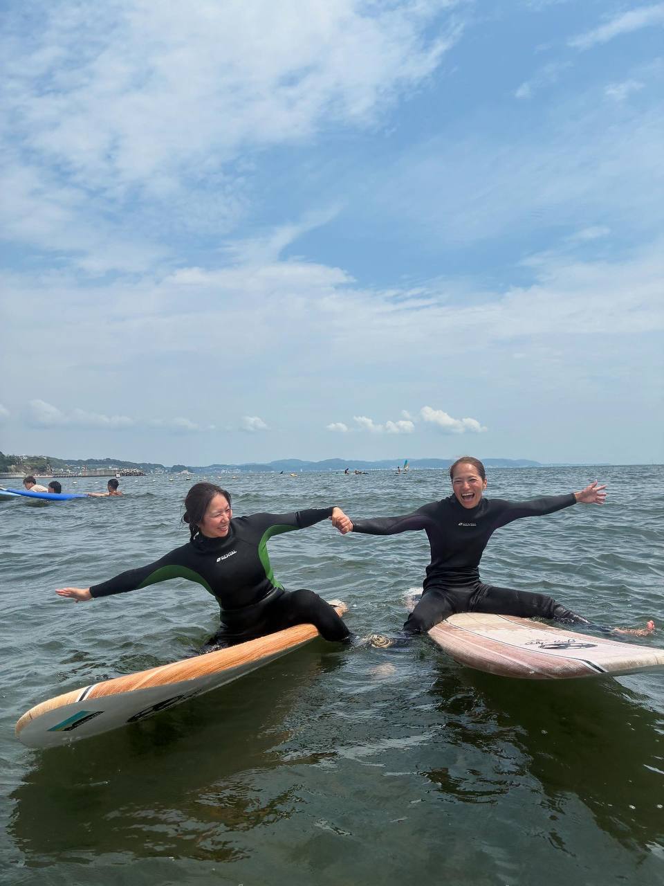 体験サーフィン写真