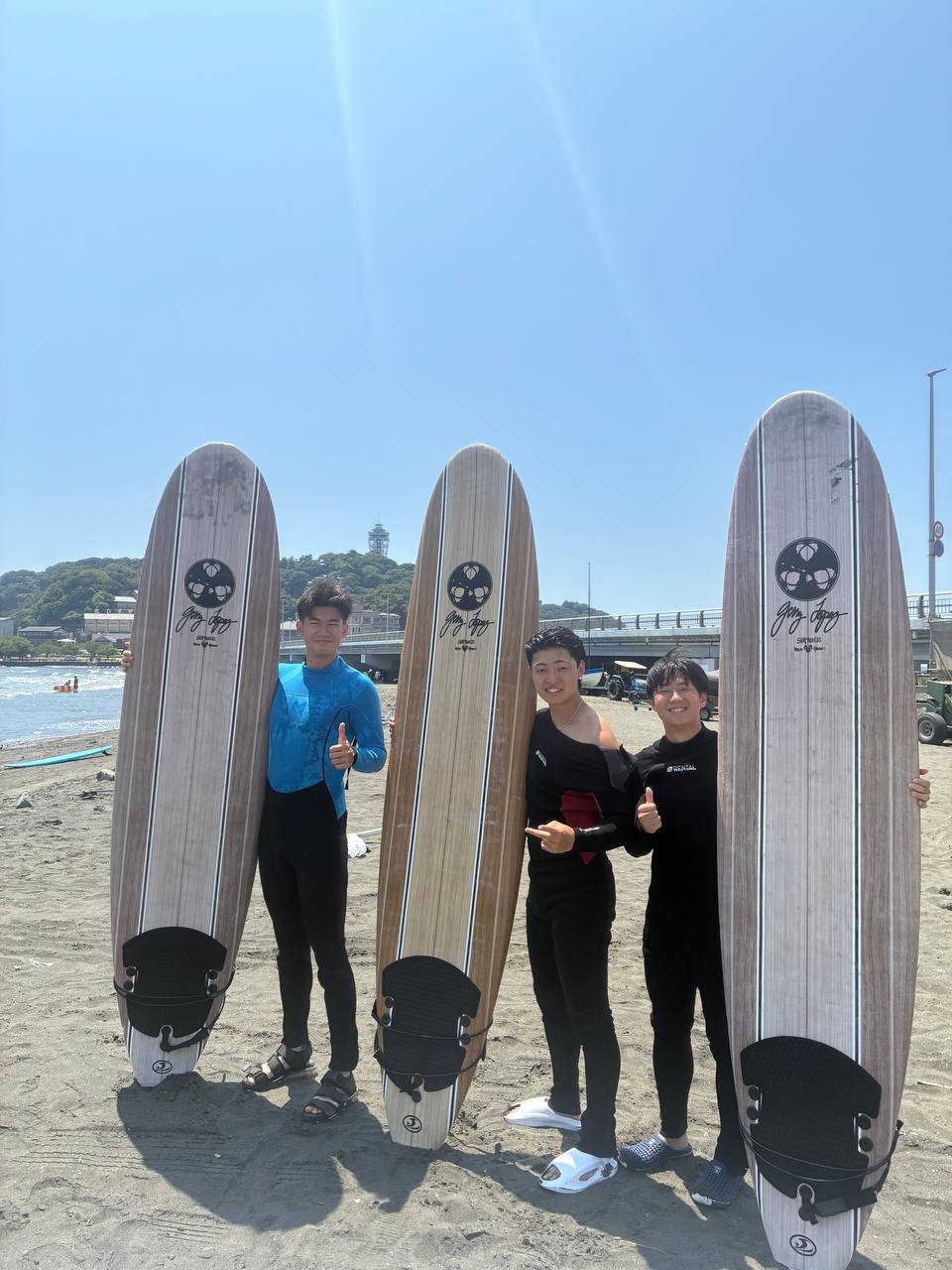 体験サーフィン写真