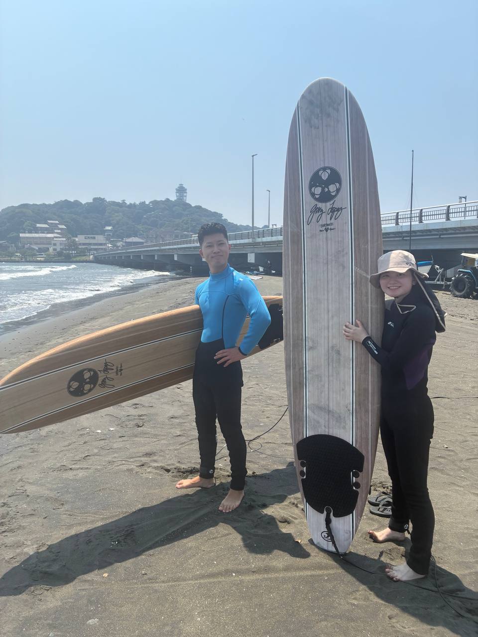 体験サーフィン写真