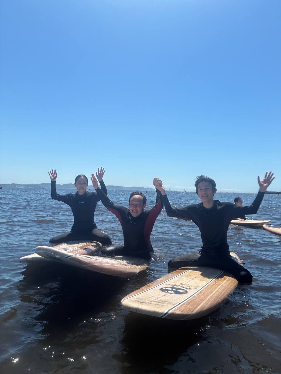 体験サーフィン写真