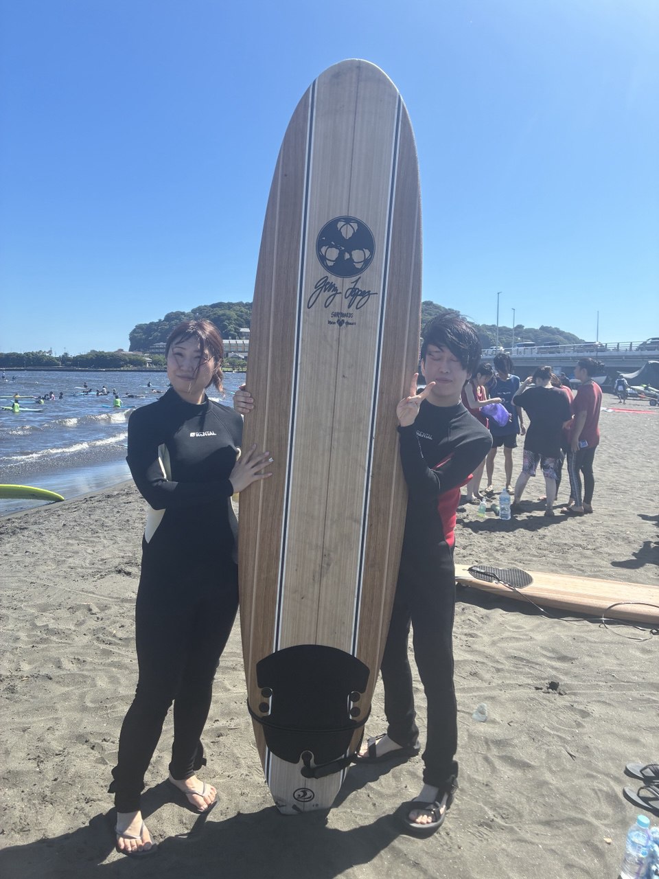 体験サーフィン写真