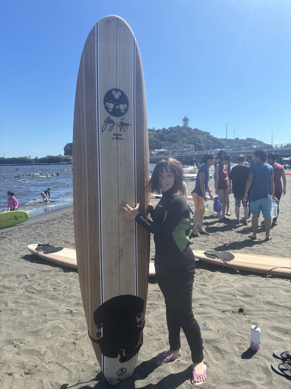 体験サーフィン写真